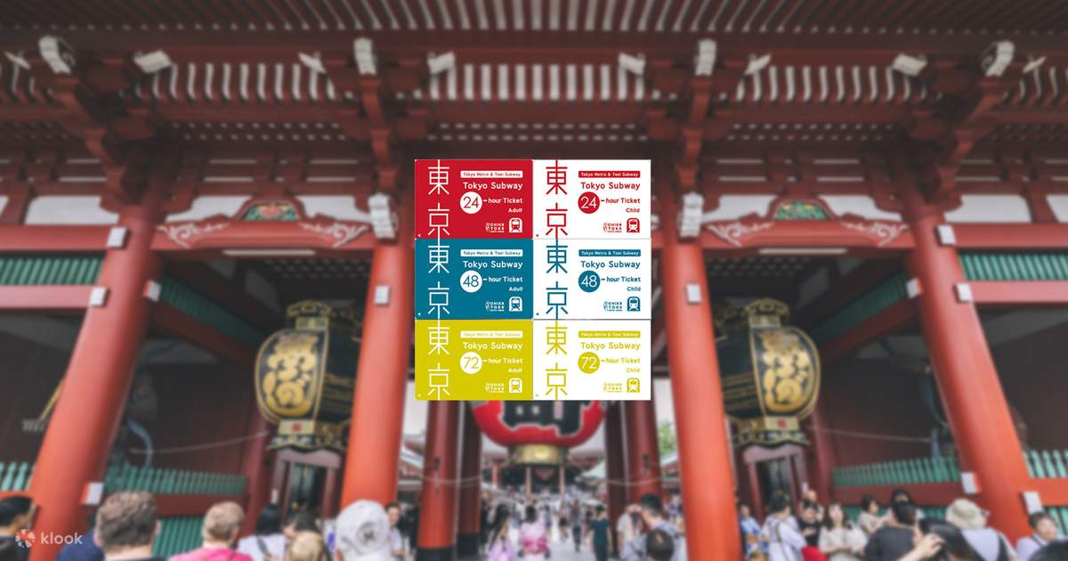 Buy Tokyo Subway Ticket Online | 24, 48 or 72 Hours Tokyo